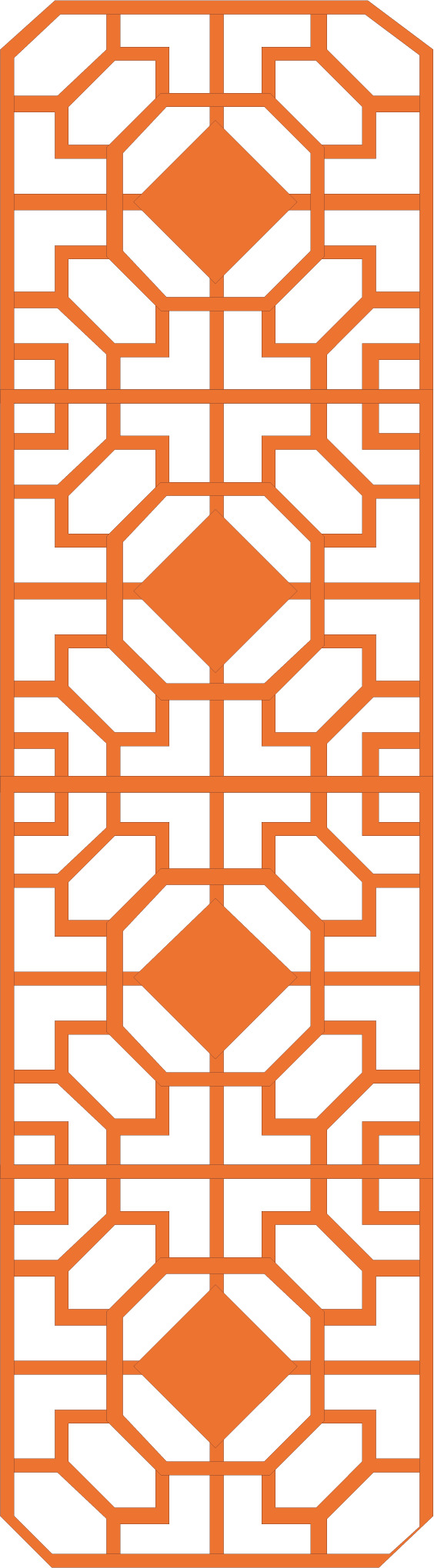 中式窗格古典边框