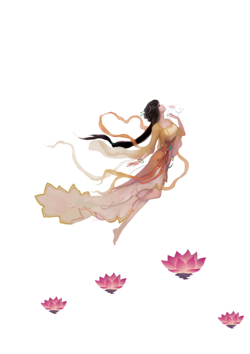 嫦娥奔月玉兔