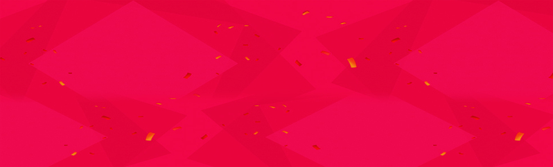 天猫金融红色菱形格子大气banner