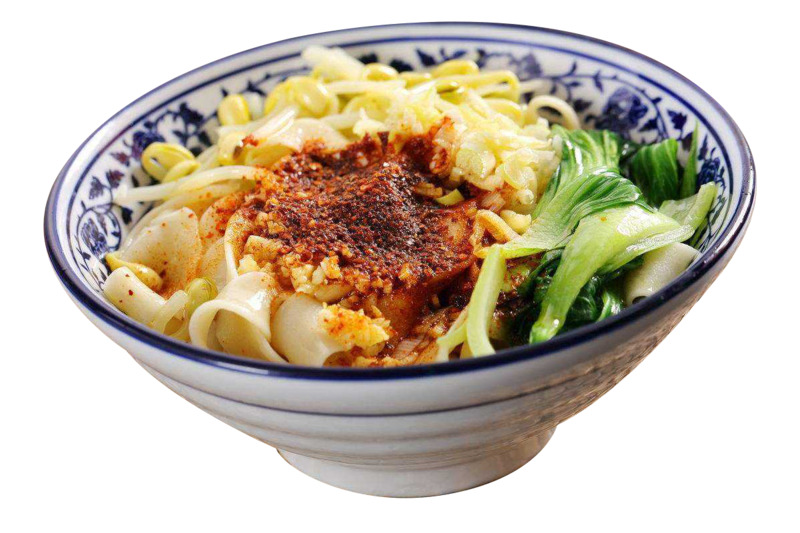美味的健康食品正宗山西香辣油泼面