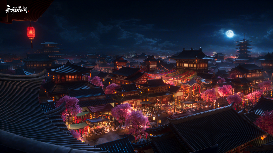 永劫无间 夜景 原画 4K游戏壁纸
