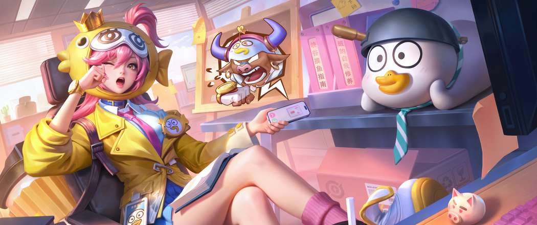 姬小满-小满鸭 王者荣耀 3440x1440带鱼屏游戏壁纸