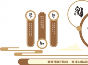 图书馆文化墙  阅览室墙面 图书室墙面