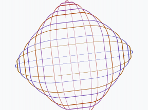 翻滚几何3D立体图动态图片素材