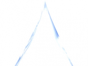 蓝色的透明水滴