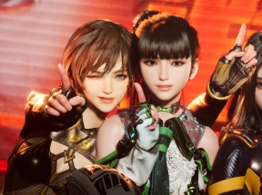 《剑星 Stellar Blade》三个游戏人物女孩 4K壁纸