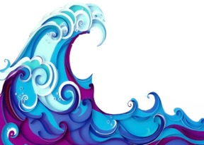 中国风海浪